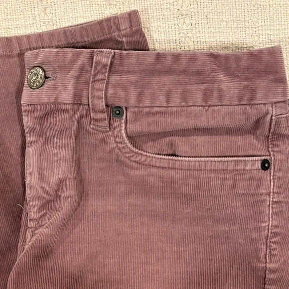 J. Crew Women's Cordoroy Pants in distressed purple - Picture 4 of 5
